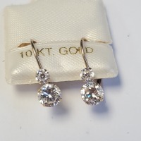 $150 10K Cz Earrings - 2