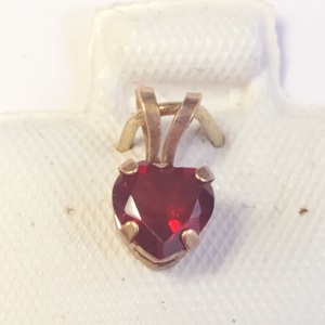 $140 14K Garnet Pendant