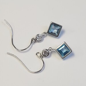 $300 Blue Topaz Earrings