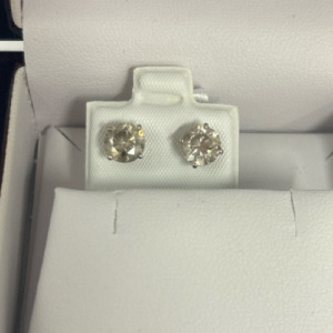 14K Gold Diamond ( 2.0CT) Earrings