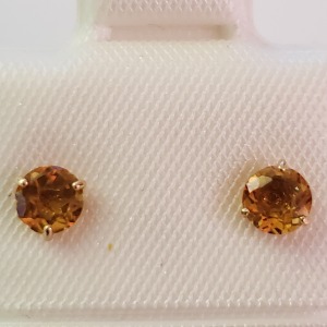 $240 14K Citrine(0.42ct) Earrings