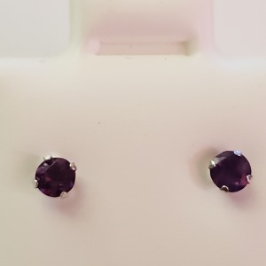 $200 14K Amethyst(0.2ct) Earrings
