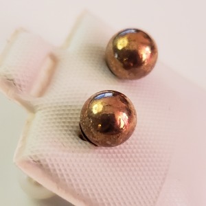 $100 Silver Freshwater Pearl Reversible Earrings