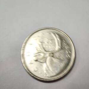 Silver Canadian 25Cent 1965 5.8G Coin