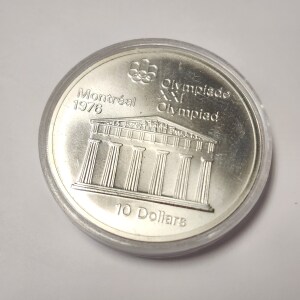 Silver Canada Olympia $10 48.34G Coin