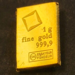 24K Fine 9999 1G Bar