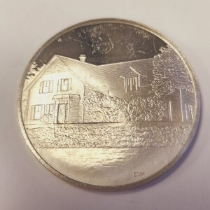 Silver The Great Canadian Landmarks Colletions App 40G Coin