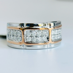 $7,356 Value, 14K Gold Diamond Ring