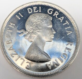 Silver 5.73G Canadian 25 Cent Coin