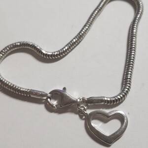 $300 Silver Pandora Style Bracelet