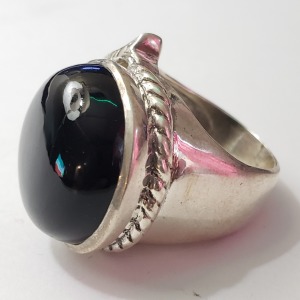 Black Onyx Ring (Size 8)