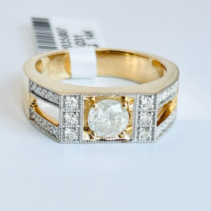 $8,720 Value, 14K Gold Diamond Ring