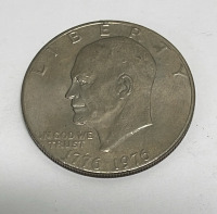 (2) Centennial 1976 US Eisenhower $1.00 Coins - 3