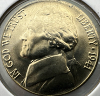 1941 MS67 Gem Mint State Jefferson Nickel - 2