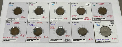 (10) Total Coins Of Dated Between 1896-2008