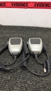 (2) Kenwood Mobile Handheld Speaker Radio