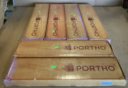 (6) Portho Outdoor Black Wind Chimes
