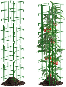 NEW! (1) AMAGABELI GARDEN & HOME Tomato Cages 12.2"x52.3"