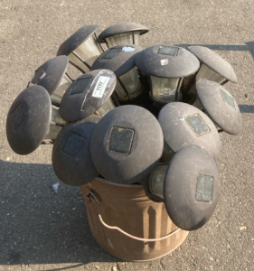 An Assortment of Solar Lawn Lights