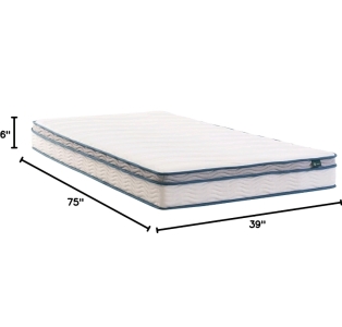 Zinus Hybrid Foam Spring 6" Mattress Twin