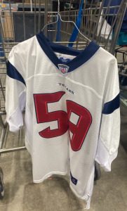 (1) Size 48 Demaco Ryan&rsquo;s Texans Jersey #59 NFL Offical
