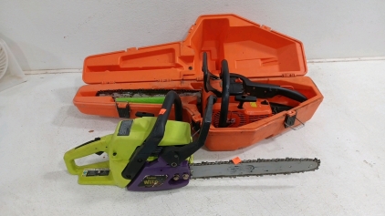 (1) Stihl 011AV Chainsaw w/ Hardcase (1) Poulan Wild Thing Chainsaw