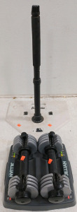 (1) Jillian Michael's Dumbell Set - 12.5lbs Max Each Side (1) Franklin Baseball T-Ball 'T'