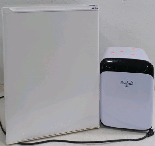 (1) Haier Mini Fridge - Great Condition (1) Cooluli Micro Fridge/Warmer