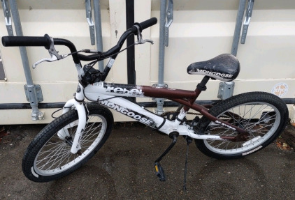20" Mongoose Rebel (Brown/White) Bike
