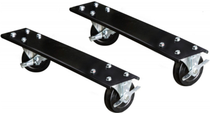 NEW! (1) 4-Pack Caster Kit w/ Mounting Bar & Hardware