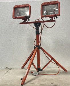 Orange Construction Double Light