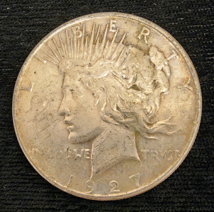 1927 Silver Peace Dollar