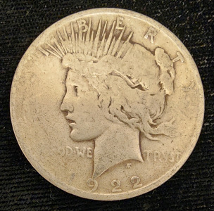 1922 Silver Peace Dollar