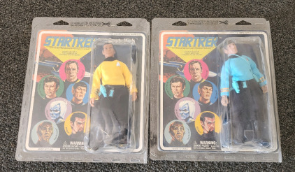 (2) Star Trek Collectible Action Figures In Package