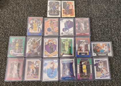 (18) LeBron James Cards