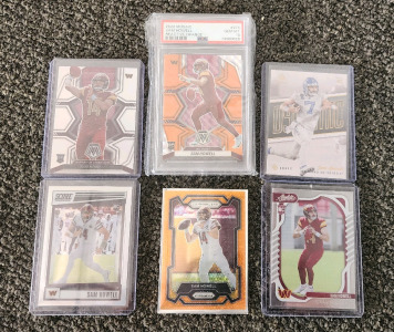 (6) Sam Howell Cards Including PSA 10 2022 Mosaic