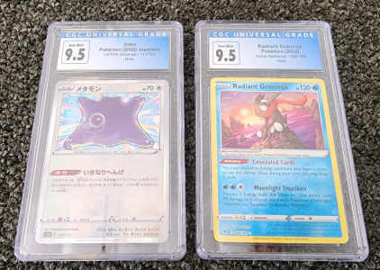 (2) Pokemon Cards CGC Graded