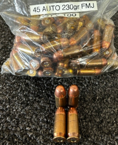(100) Rounds Of ACP 45 Auto