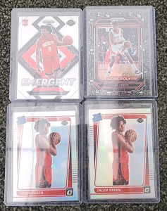 (4) Jalen Green NBA Cards