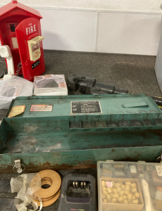 Hi Line ElectricalCompress Tool, Novelty Phone, Shoulder Wrap, & Various Tool Components