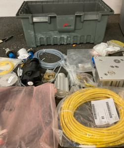 Large Tool Box, & Various Electronic Components