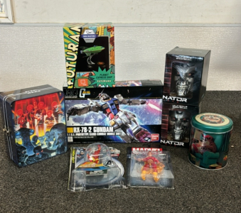 Transformers Prototype Mobile Sult, Terminator Endo Skulls, Futurama Model Shift With Other Collectables