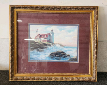Beautiful Lighthouse Framed Photo
