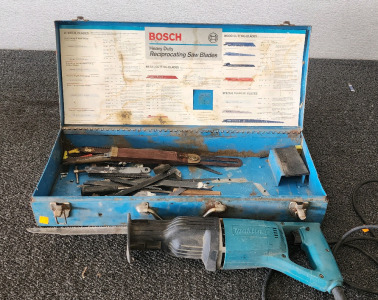 Marital Reciprocating Saw With Blades And Metal Case