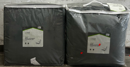 (2)pc Real Living Replacement Cushion Set