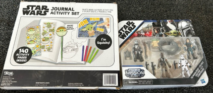 Star Wars Figures & Star Wars Journal Activity Set