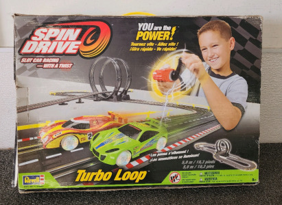 SpiN Drive Slot Car Racing Tuebo Loop- Kit Completion Unknown