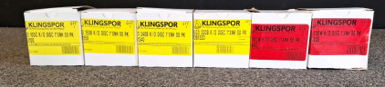 (6) BOXES OF 1" SANDING DISKS, 100 GRIT, 150 GRIT, 240 GRIT , 320 GRIT, 400 GRIT & 600 GRIT