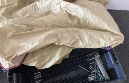 6 Person Tent With Tote. Please Inspect.