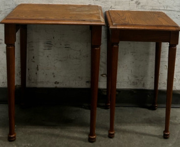 (2) Fitable Corner Tables